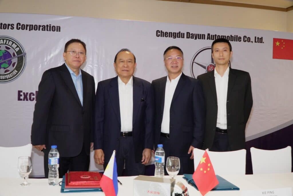 Terrafirma-Motors-Corp-signe-un-accord-avec-Chengdu-Dayun-Auto